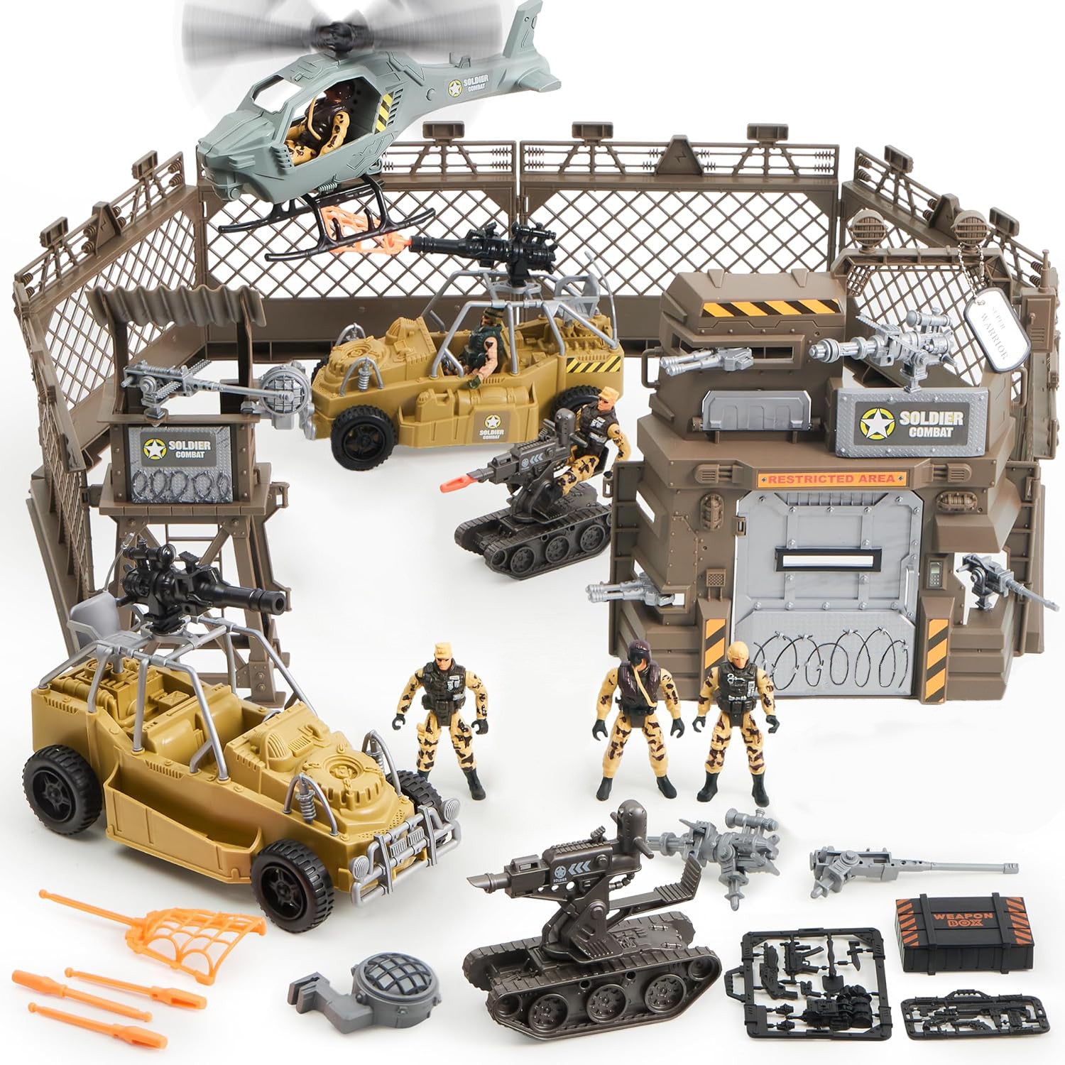Set Militar de Jucarie Pentru Copii KidProtect War Max Set Militar de Jucarie Pentru Copii KidProtect War Max